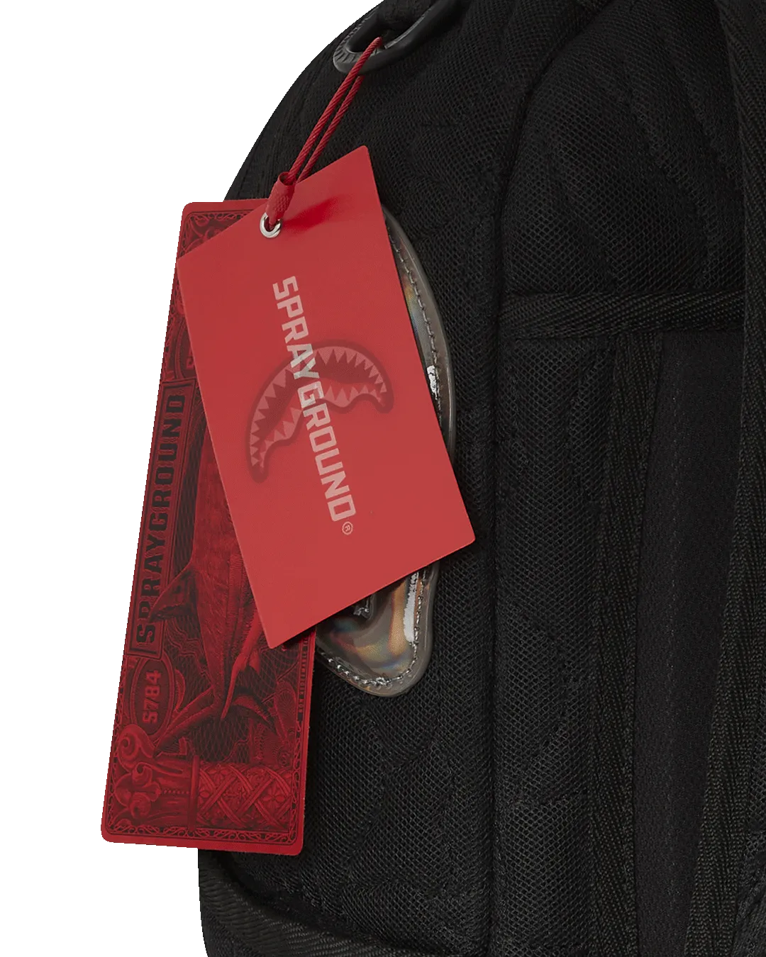 Sprayground DLXSV Backpack (Black Quilted Irridescent)