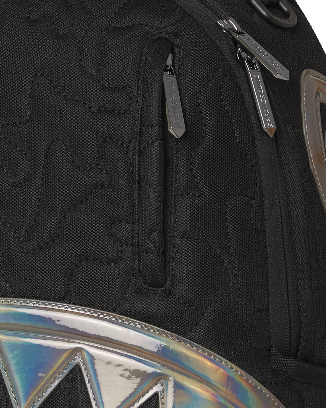 Sprayground DLXSV Backpack (Black Quilted Irridescent)