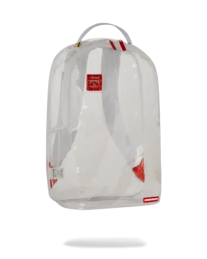 Sprayground DLXSV Backpack (Clear Embossed Sharks In Paris)