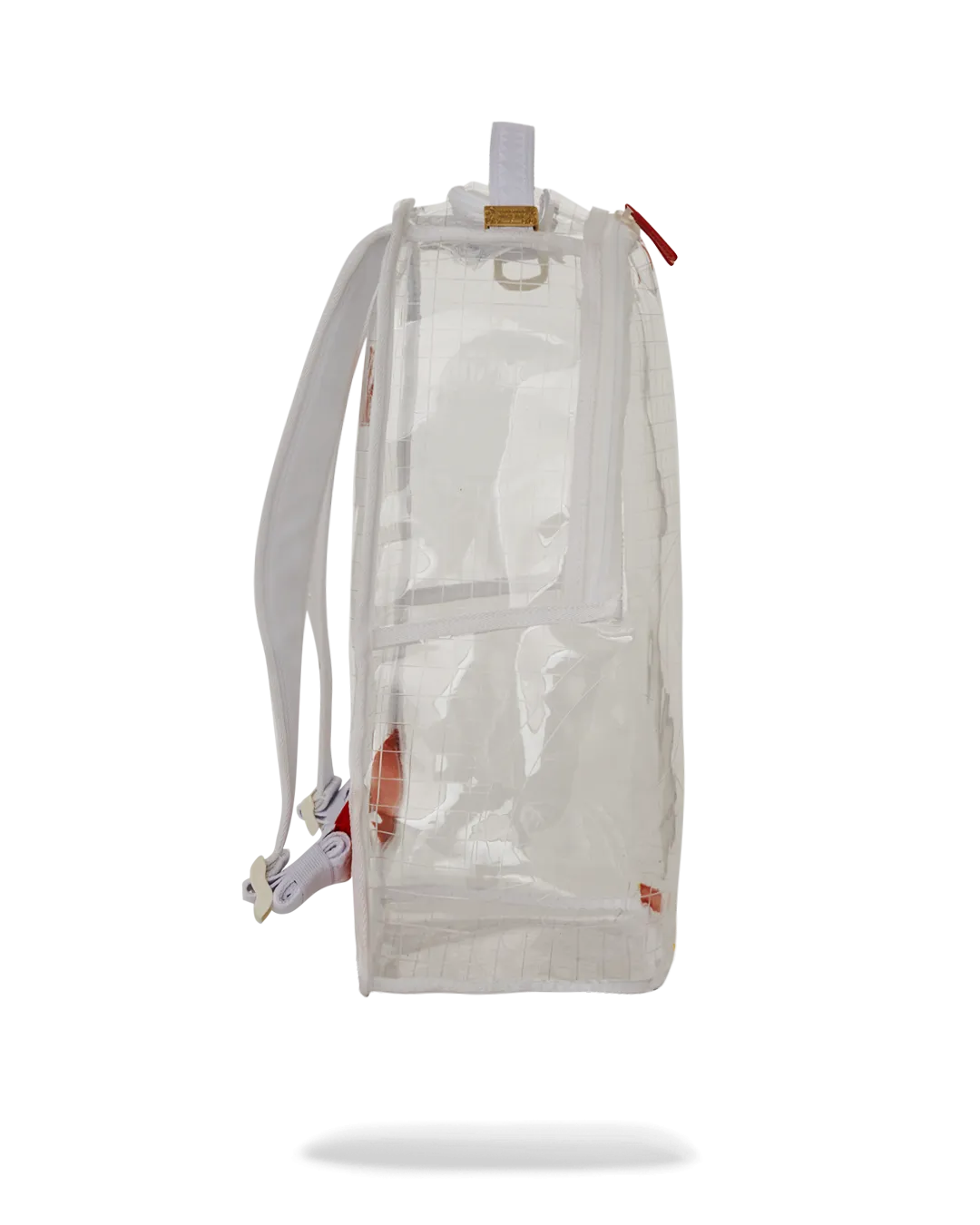 Sprayground DLXSV Backpack (Clear Embossed Sharks In Paris)