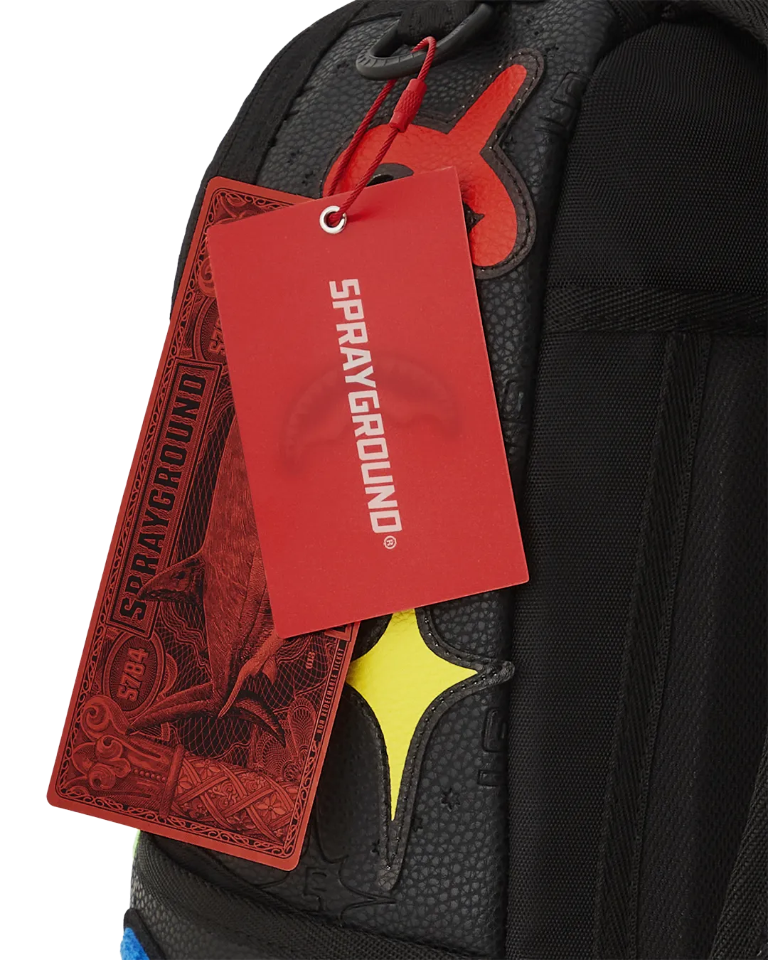 Sprayground DLXSV Backpack (Colorful Money Bear Cheneille)