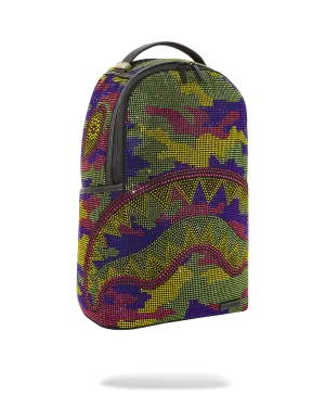 Sprayground Embellished Backpack (Trippy Trinity Camo Crystal)