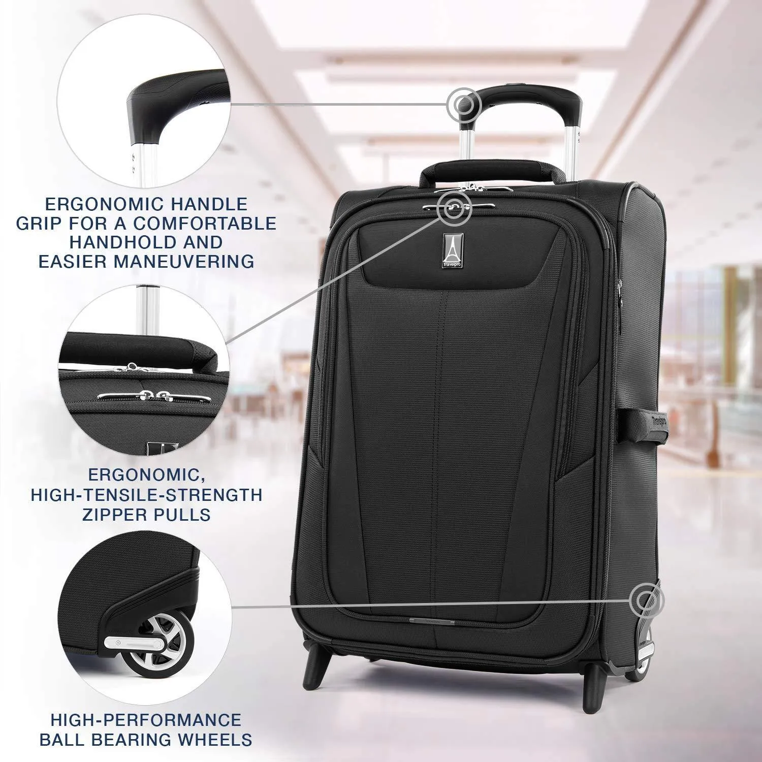 TravelPro Maxlite 5 22" 2-Wheel Carry-On Luggage