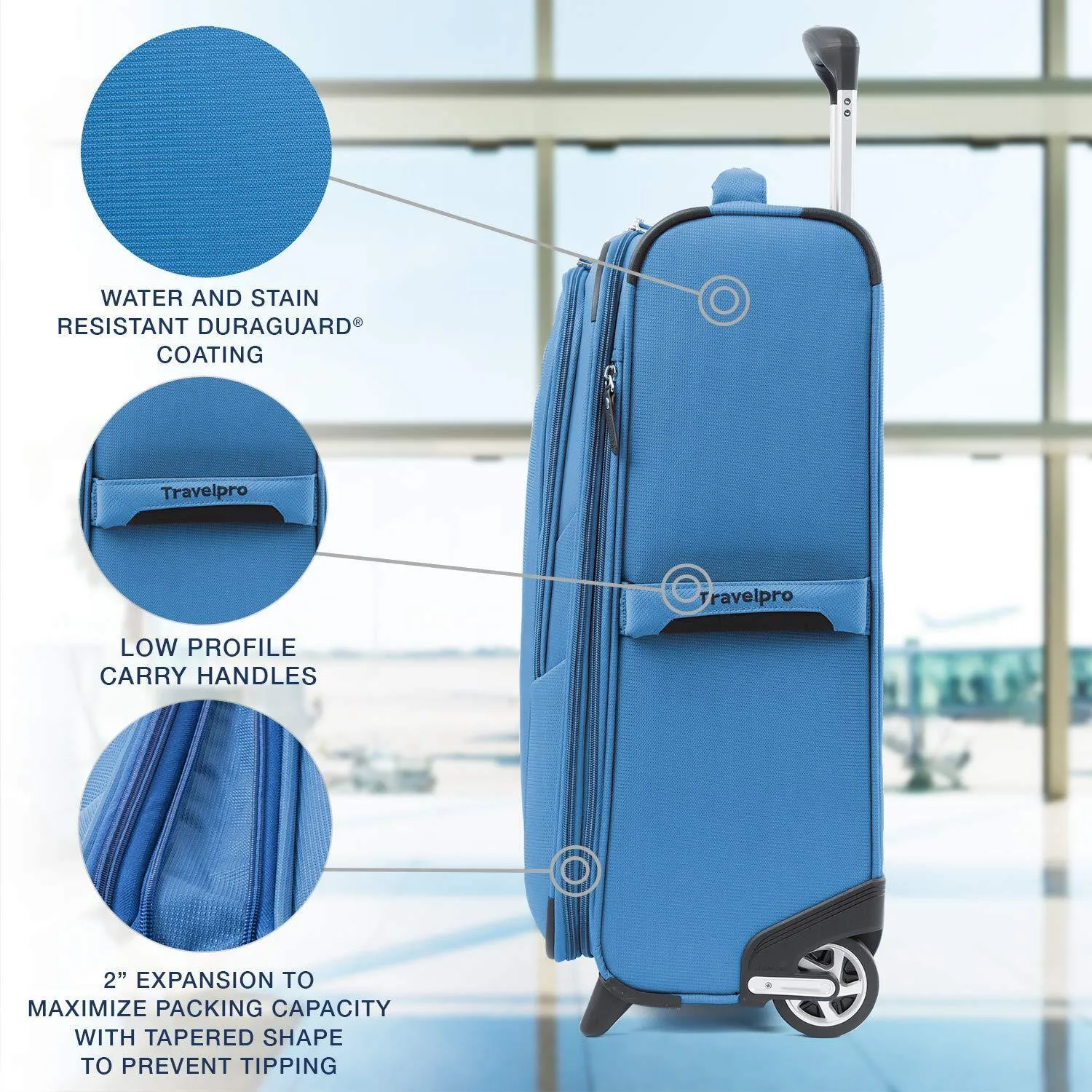 TravelPro Maxlite 5 22" 2-Wheel Carry-On Luggage