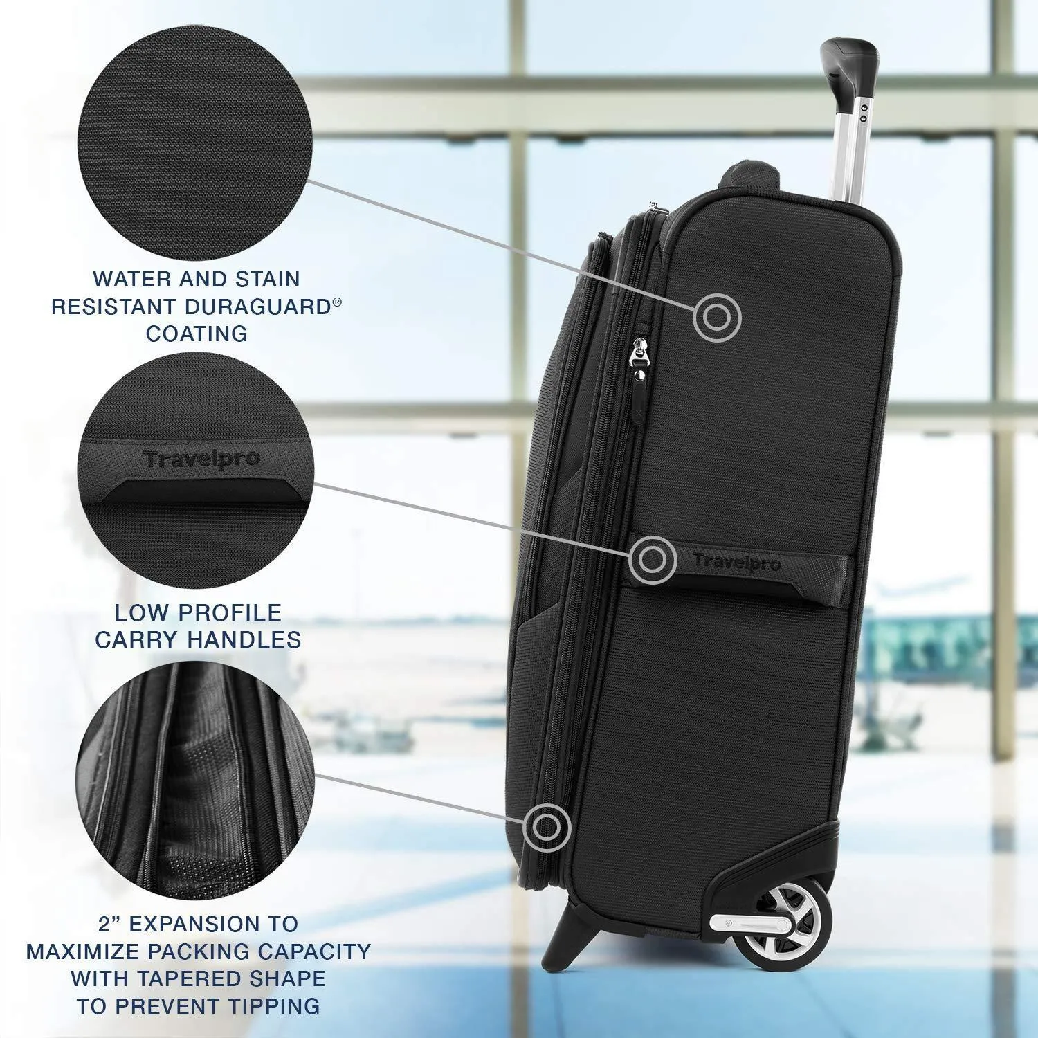 TravelPro Maxlite 5 22" 2-Wheel Carry-On Luggage