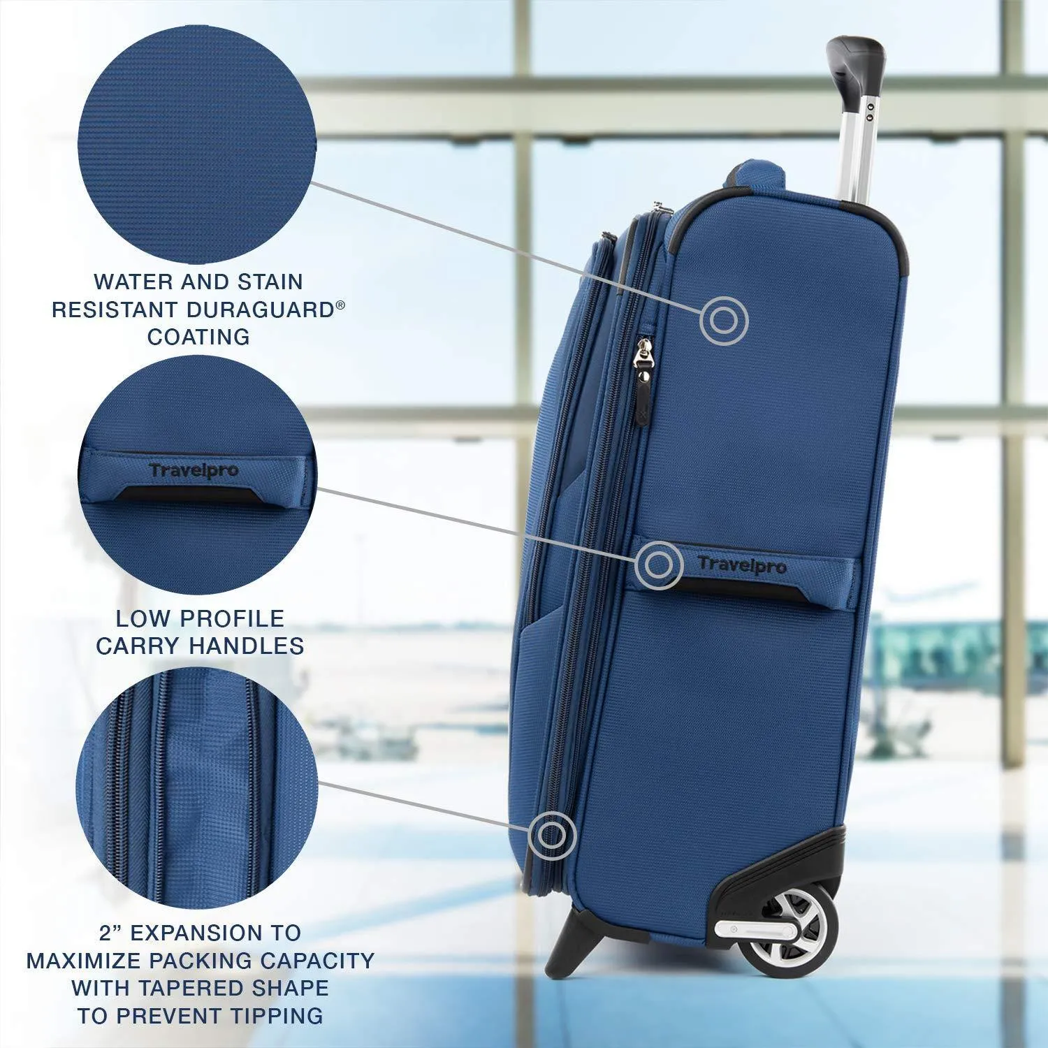 TravelPro Maxlite 5 22" 2-Wheel Carry-On Luggage