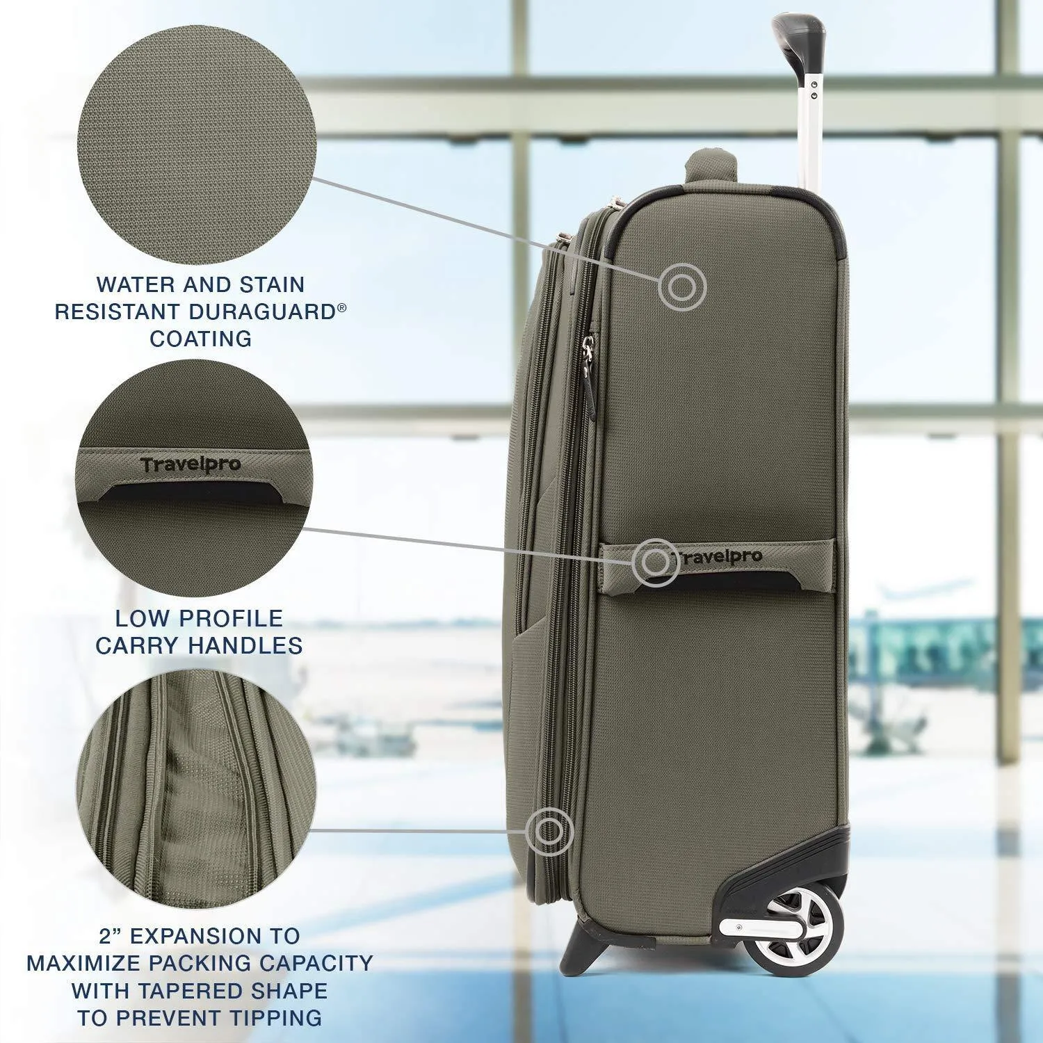 TravelPro Maxlite 5 22" 2-Wheel Carry-On Luggage