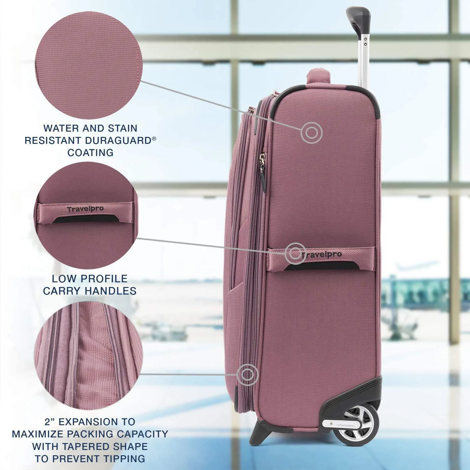 TravelPro Maxlite 5 22" 2-Wheel Carry-On Luggage